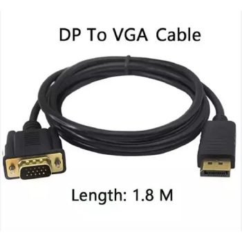 Dp-vga 1.8mtr cable