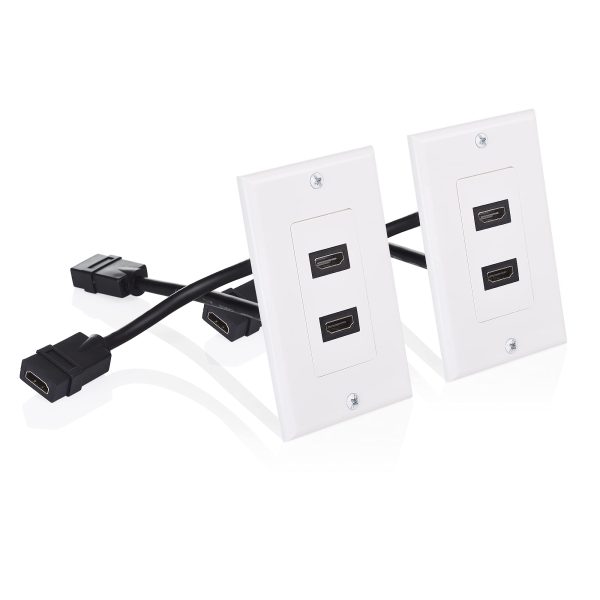 HDMI FACEPLATE TWO PORT