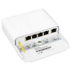 POE-EX2005-4HW outdor 5 port 10/100/1000mbps 1(poe in), 4 (poe out)60w,white waterproof