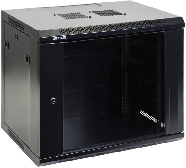 Wall Mount Cabinet 9U – 600x450mm